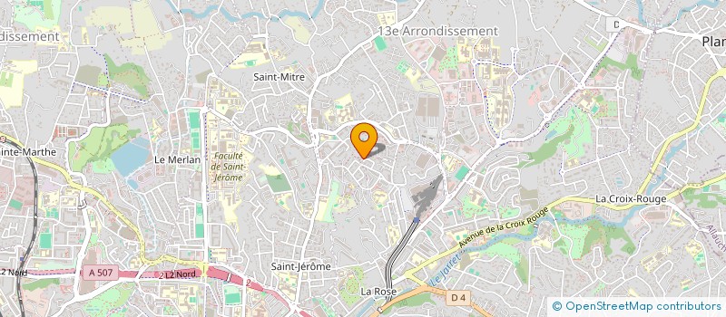 localisation de l'entreprise MADAME MARIE-VICTOIRE FERNANDEZ  MARSEILLE 13EME