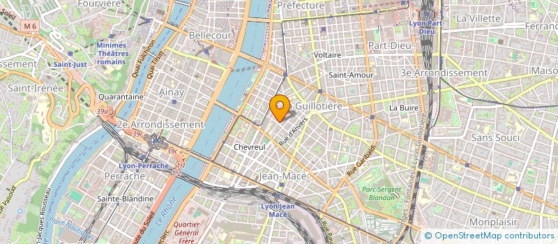 localisation de l'entreprise MADAME MARIE-VICTOIRE HUBERT  LYON