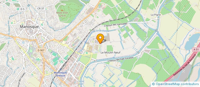 localisation de l'entreprise MADAME MARIE VICTOIRE KARABYN à MANOSQUE