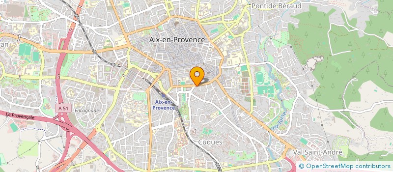 localisation de l'entreprise MADAME MARIE-VICTOIRE LE PEMP  AIX-EN-PROVENCE