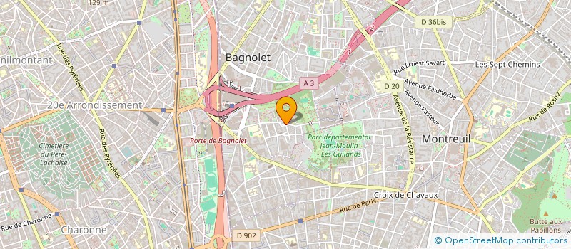 localisation de l'entreprise MADAME MARIE-VICTOIRE TIMBA EBELE à BAGNOLET
