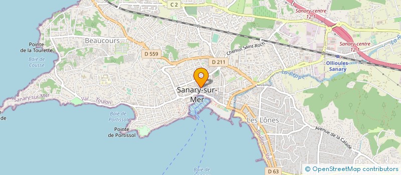 localisation de l'entreprise MADAME MARIE VIDAL à SANARY-SUR-MER