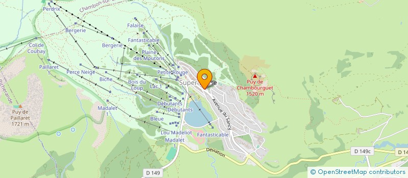 localisation de l'entreprise MADAME MARIE VIDAL  BESSE-ET-SAINT-ANASTAISE