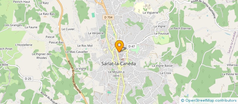 localisation de l'entreprise MADAME MARIE VIDAL à SARLAT-LA-CANEDA