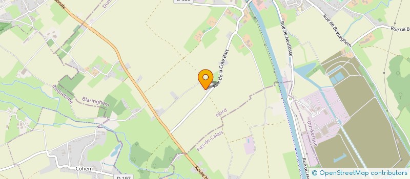 localisation de l'entreprise MADAME MARIE VIDOGUE  BLARINGHEM