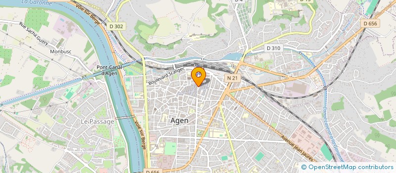 localisation de l'entreprise MADAME MARIE VIEILLESCAZES  AGEN