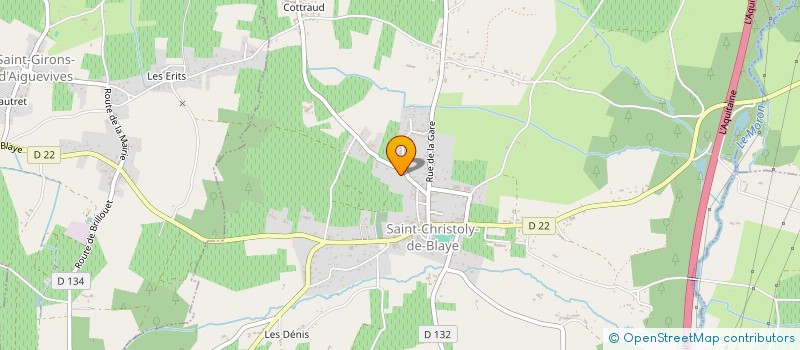 localisation de l'entreprise MADAME MARIE VIEL  SAINT-CHRISTOLY-DE-BLAYE