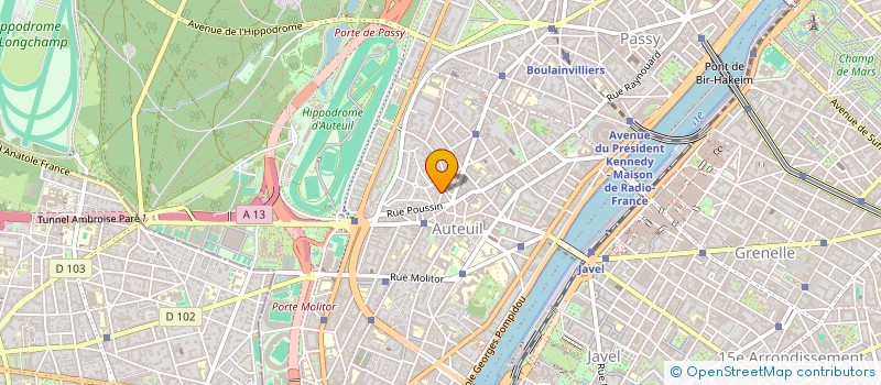 localisation de l'entreprise MADAME MARIE VIEYRA  PARIS