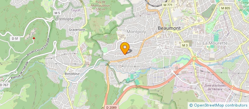 localisation de l'entreprise MADAME MARIE VIGNE  BEAUMONT