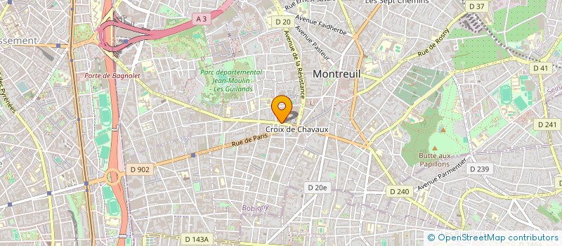 localisation de l'entreprise MADAME MARIE VIGNIER à MONTREUIL