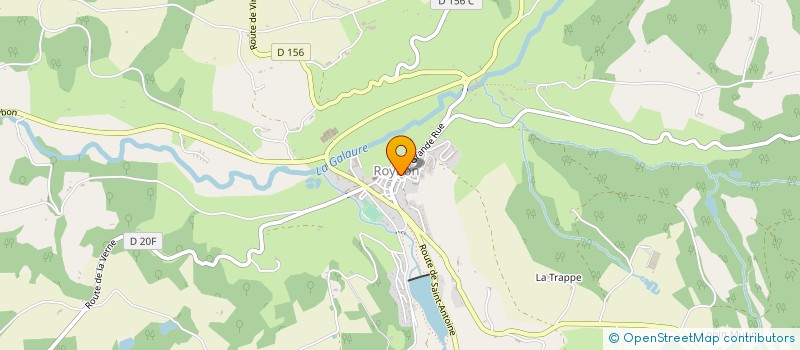 localisation de l'entreprise MADAME MARIE VIGOUROUX  ROYBON