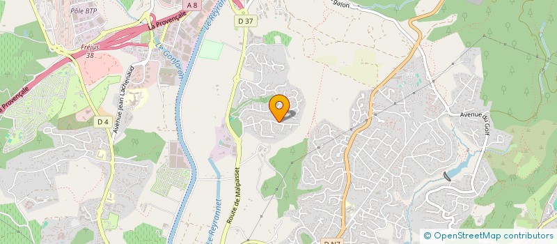 localisation de l'entreprise MADAME MARIE VIGUIER à FREJUS