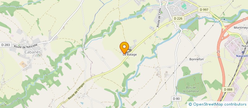 localisation de l'entreprise MADAME MARIE VILERS  NAUCELLE