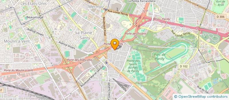 localisation de l'entreprise MADAME MARIE VILLA  LYON