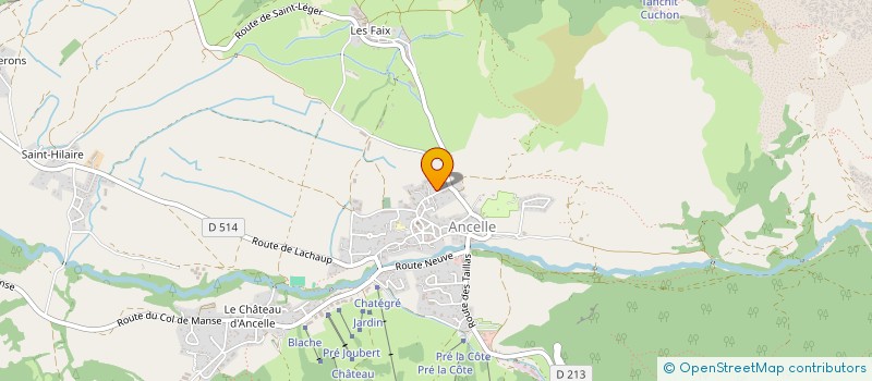 localisation de l'entreprise MADAME MARIE VINCENT  ANCELLE