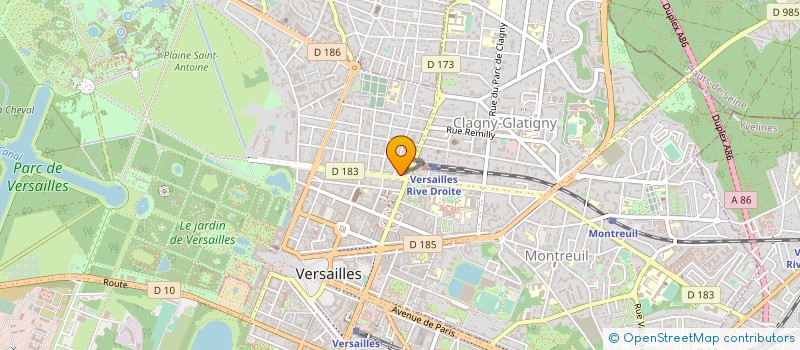 localisation de l'entreprise MADAME MARIE VINCENT à VERSAILLES