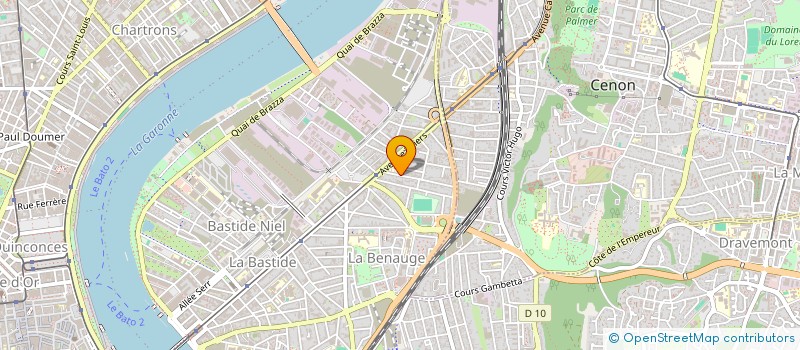 localisation de l'entreprise MADAME MARIE VINCENT  BORDEAUX