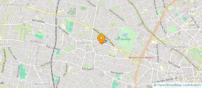 localisation de l'entreprise MADAME MARIE VINCENTE DU MOULIN DE LABARTHETE  BORDEAUX