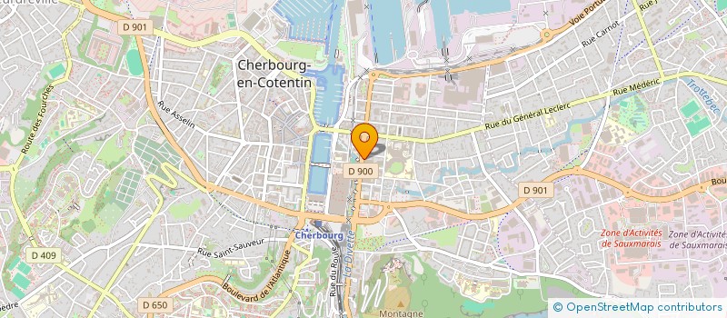 localisation de l'entreprise MADAME MARIE VINGUEDASSALOM  CHERBOURG-EN-COTENTIN