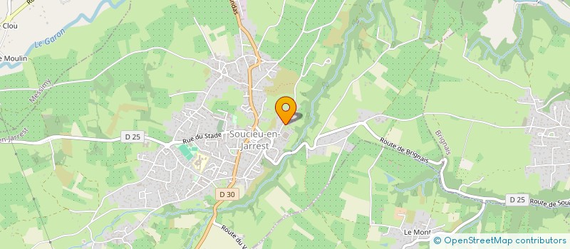 localisation de l'entreprise MADAME MARIE VION  SOUCIEU-EN-JARREST