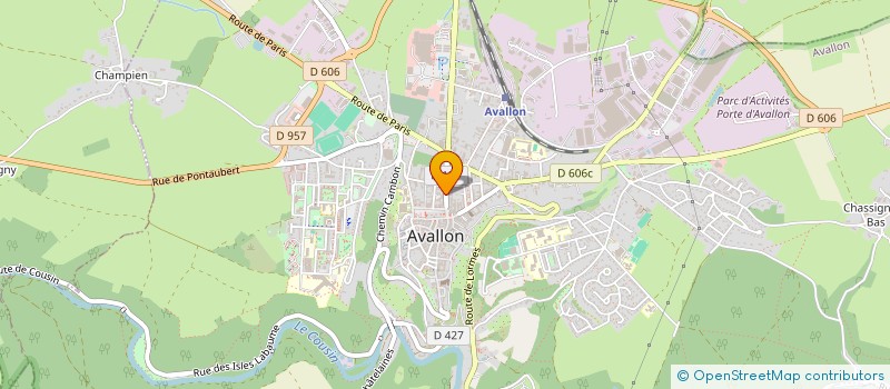 localisation de l'entreprise MADAME MARIE VIOUX à AVALLON