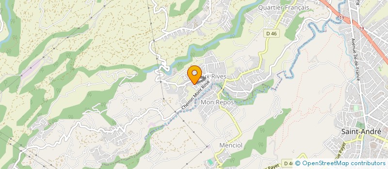 localisation de l'entreprise MADAME MARIE VIRAPIN MODELY  SAINTE-SUZANNE