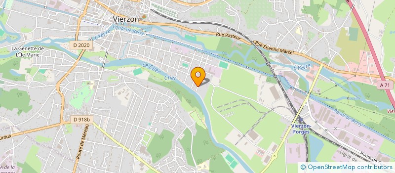 localisation de l'entreprise MADAME MARIE-VIRGINIE LABARRE  VIERZON