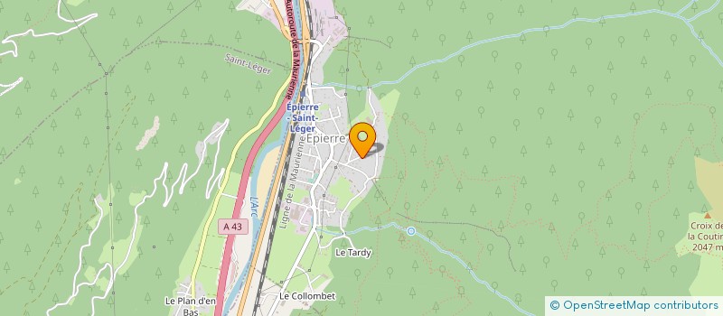 localisation de l'entreprise MADAME MARIE-VIRGINIE VILLARD  EPIERRE