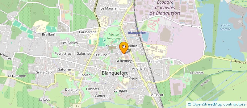 localisation de l'entreprise MADAME MARIE VISCARRET  BLANQUEFORT