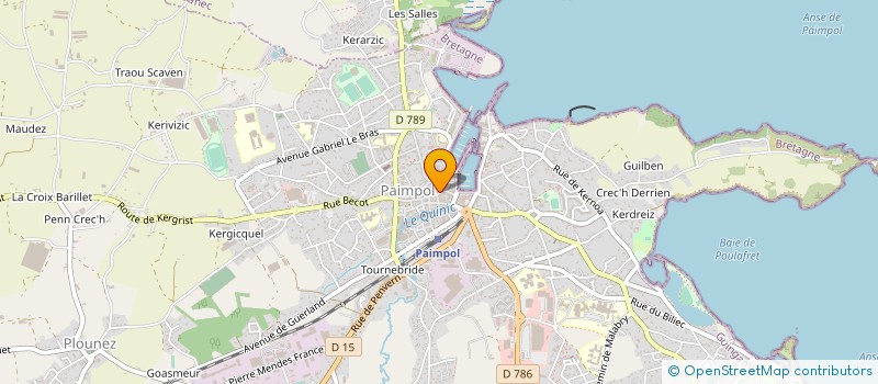 localisation de l'entreprise MADAME MARIE VITEL à PAIMPOL