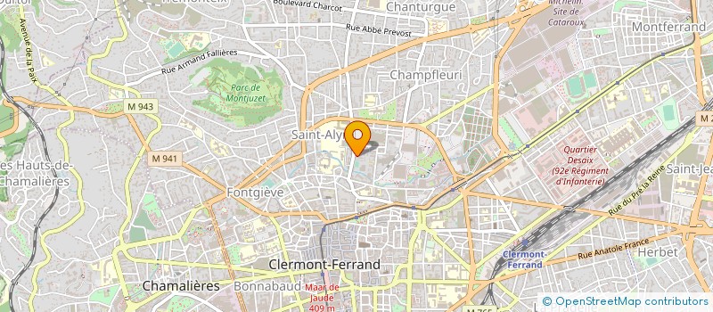 localisation de l'entreprise MADAME MARIE VIX à CLERMONT-FERRAND