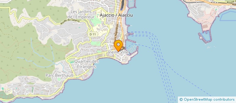 localisation de l'entreprise MADAME MARIE VLODY à AJACCIO