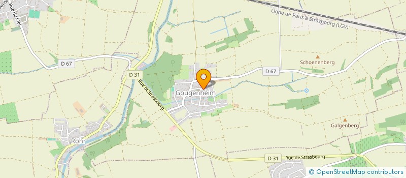 localisation de l'entreprise MADAME MARIE VOGLER  GOUGENHEIM