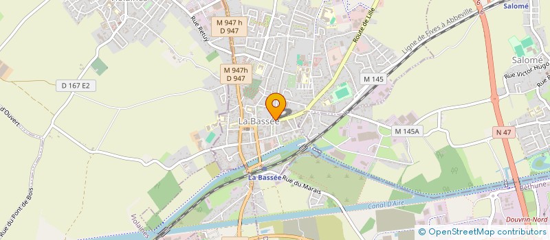 localisation de l'entreprise MADAME MARIE VOLCKAERT  LA BASSEE