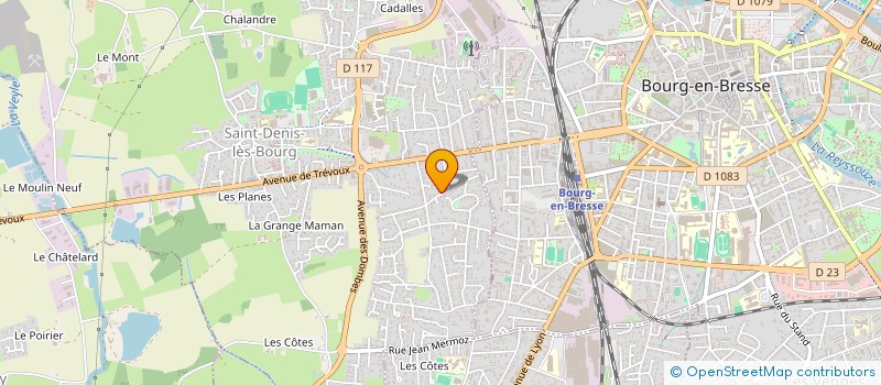 localisation de l'entreprise MADAME MARIE VOLLAND à SAINT-DENIS-LES-BOURG