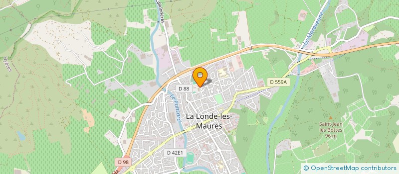 localisation de l'entreprise MADAME MARIE VOLTZ  LA LONDE-LES-MAURES