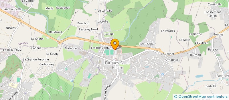 localisation de l'entreprise MADAME MARIE VONDERHEYDEN  FARGUES-SAINT-HILAIRE