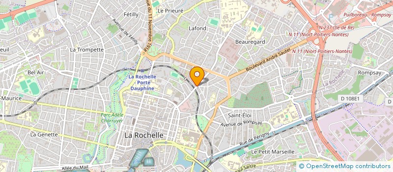 localisation de l'entreprise MADAME MARIE VONTHRON  LA ROCHELLE