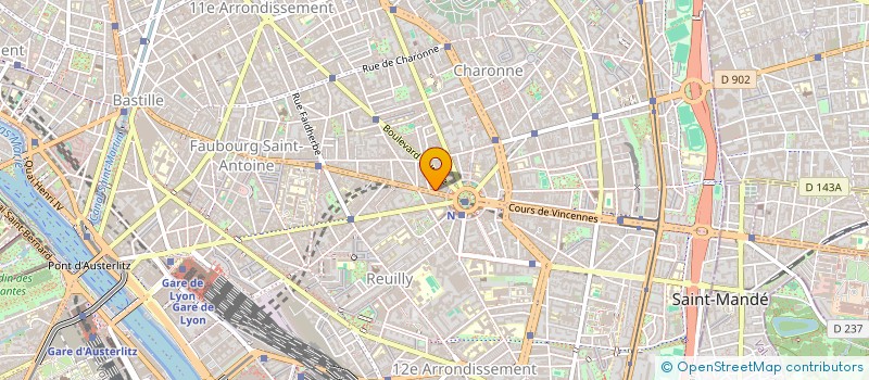 localisation de l'entreprise MADAME MARIE VOSGUIMOROUKIAN  PARIS 11