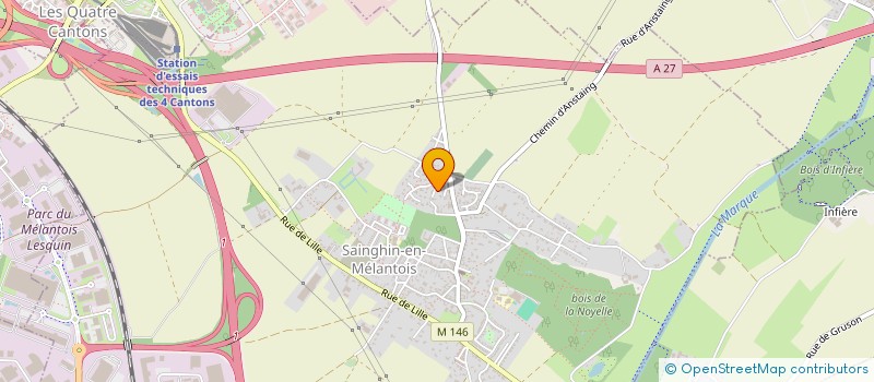 localisation de l'entreprise MADAME MARIE VOUTERS à SAINGHIN-EN-MELANTOIS