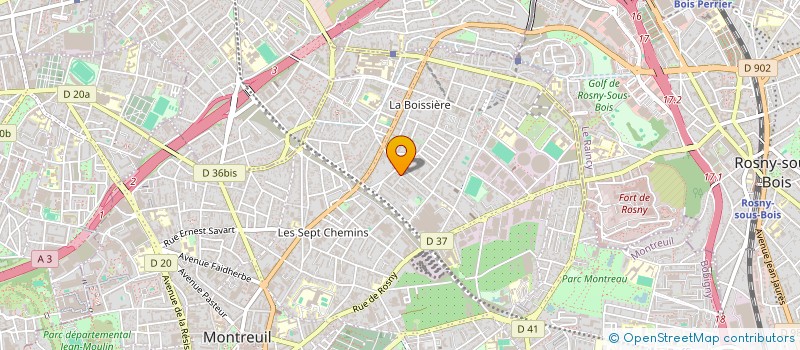 localisation de l'entreprise MADAME MARIE VOYER à MONTREUIL