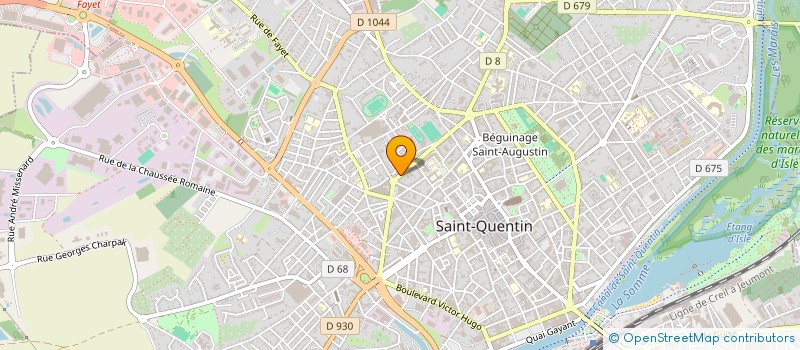 localisation de l'entreprise MADAME MARIE VUILLEMIN à SAINT-QUENTIN
