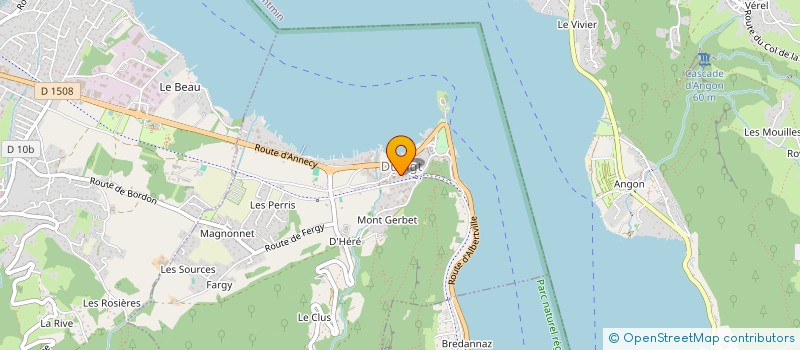 localisation de l'entreprise MADAME MARIE VUILLEMIN  DUINGT