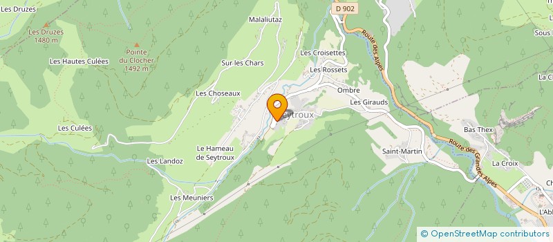 localisation de l'entreprise MADAME MARIE VULLIEZ  SEYTROUX