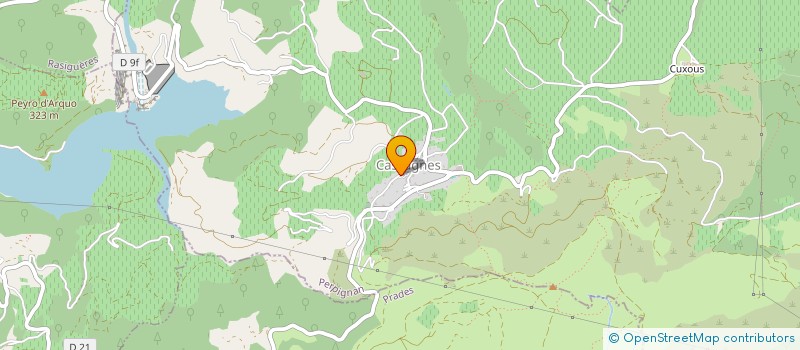 localisation de l'entreprise MADAME MARIE VYDELINGUN  CASSAGNES