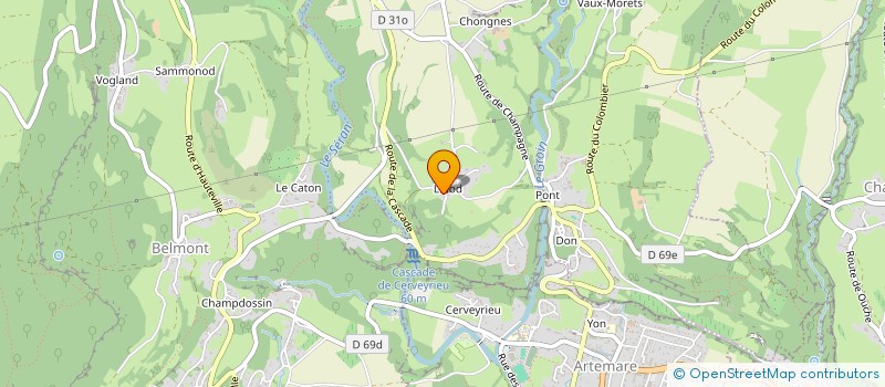 localisation de l'entreprise MADAME MARIE WAGNER à VALROMEY-SUR-SERAN