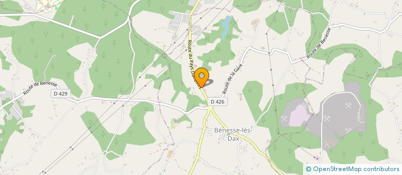 localisation de l'entreprise MADAME MARIE WAHL  BENESSE-LES-DAX