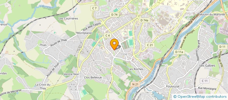 localisation de l'entreprise MADAME MARIE WALLEZ  ISLE