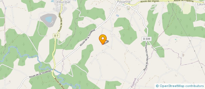 localisation de l'entreprise MADAME MARIE WARIN  POYANNE