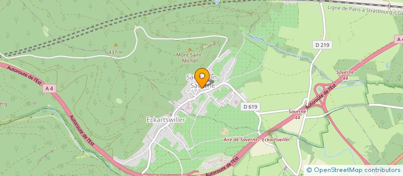 localisation de l'entreprise MADAME MARIE WEBER  SAINT-JEAN-SAVERNE